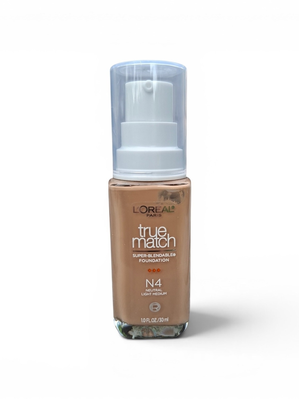 L'Oreal True Match Foundation N4 Neutral Light-Medium - Beige Bottle